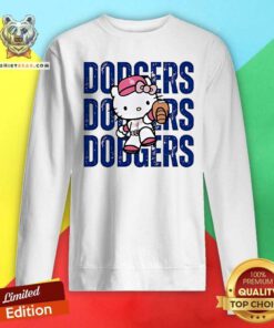 Funny Hello Kitty Los Angeles Dodgers Sweatshirt