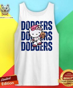 Funny Hello Kitty Los Angeles Dodgers Tank-top