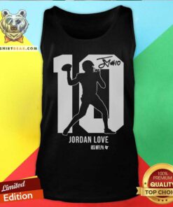 Funny Jordan Love Action Number Silo Tank-top