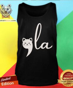 Funny Kamala Harris Comma La Cat Ladies For Harris Tank-top