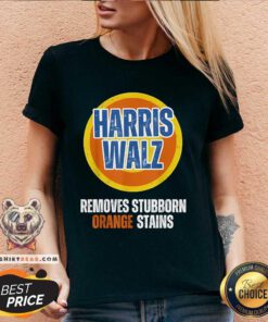 Funny Kamala Walz Removes Stubborn Orange Stains 2024 V-neck