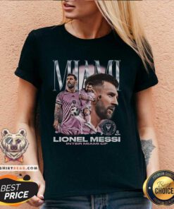 Funny Lionel Messi Inter Miami CF 500 Level Vintage V-neck