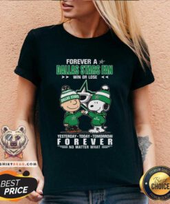Good A Dallas Stars Fan Yesterday Today Tomorrow Forever V-neck