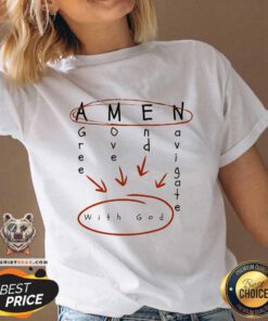 Good Amen With God Chirstian V-neck