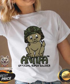 Good Antifa Official Super Soldier V-neck