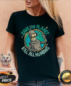 Good Futurama Extreme Ecology Robot V-neck