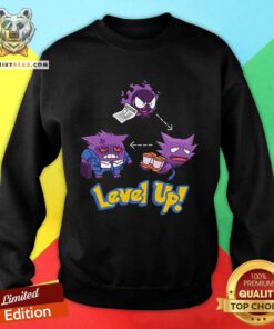 Good Gengar Pokemon Level Up Sweatshirt