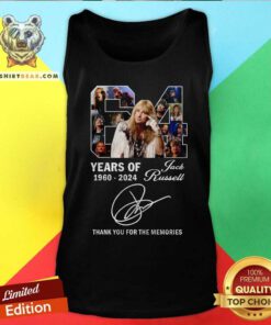 Good Jack Russell 64 Years Of 1960-2024 Thank You For The Memories Tank-top