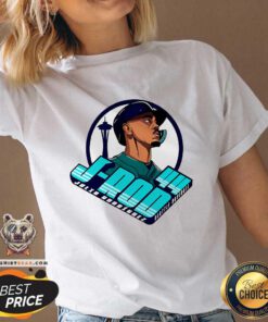 Good Julio Rodriguez Player Seattle Mariners Space Needle V-neck