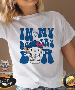 Great Dodgers X Hello Kitty In My Dodgers Era V-neck