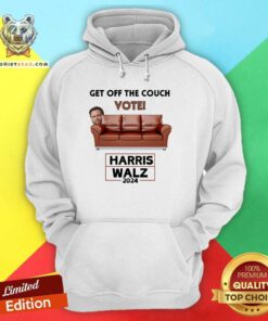 Great Get Off The Couch Vote Tim Walz Jd Vance Harris Walz 2024 Hoodie