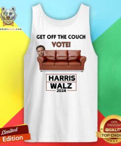 Great Get Off The Couch Vote Tim Walz Jd Vance Harris Walz 2024 Tank-top