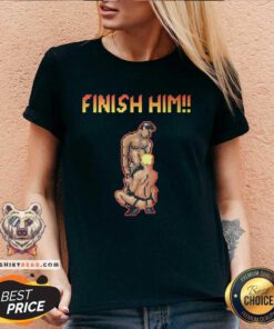 Great LGBTQ Finish Him V-neck