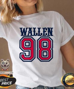 Great Morgan Wallen 98 Braves V-neck