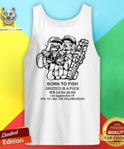 Great Splatoon Born To Fish Grizzco Is A Kill Em All 999 Tank-top