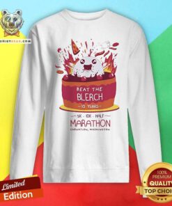Great The Oatmeal Beat The Blerch 10 Years Marathon Sweatshirt