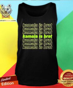 Great Vintage Kamala Is Brat Meme Kamala Harris 2024 Tank-top