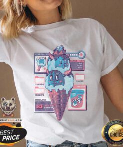 Happy Cute Yetice Cream V-neck