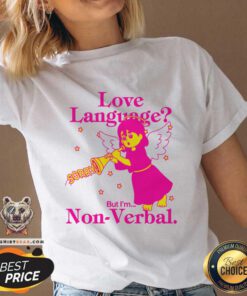 Happy Love Language But I'm Non-Verbal V-neck