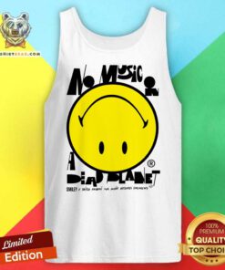 Happy Smiley X Raissa Pardini No Music On A Dead Planet Tank-top