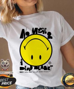 Happy Smiley X Raissa Pardini No Music On A Dead Planet V-neck