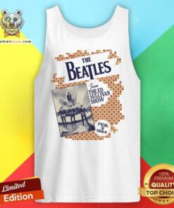 Happy The Beatles Checker Board Tank-top