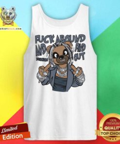 Hot Dunkare Low Diffused Blue 11s Screw Around Bear Tank-top