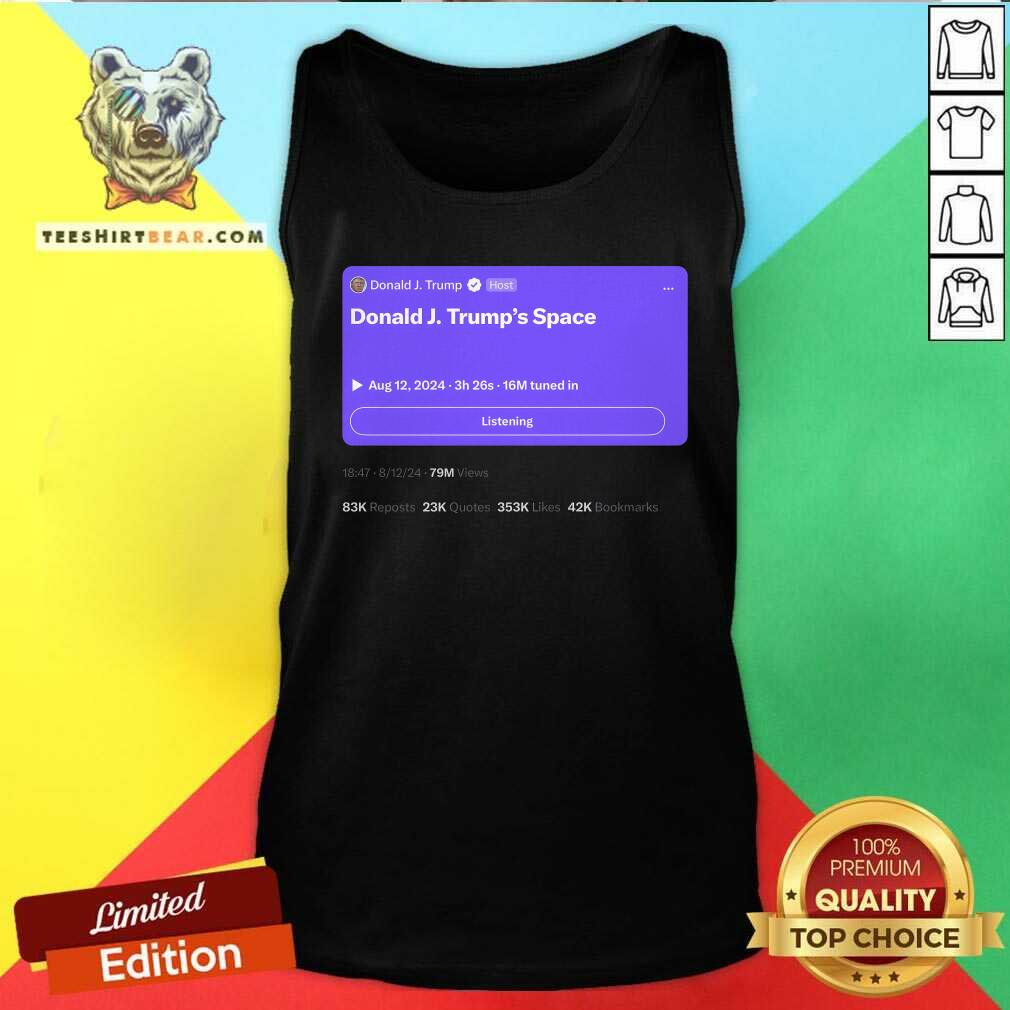 Hot Elon Musk Interview Trump Listen Live Tank-top