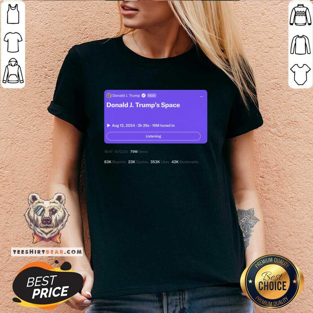 Hot Elon Musk Interview Trump Listen Live V-neck