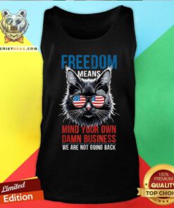 Hot Freedom Means Mind Your Own Damn Business Harris Walz 2024 Tank-top