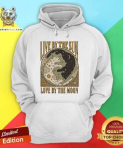 Hot Live By The Sun Love By The Moon Cats Hoodie