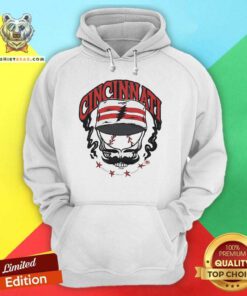Hot MLB X Grateful Dead X Reds Skull Hoodie