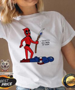 Hot Marvel Official There’s A New In Town V-neck