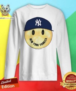 Hot New York Yankees Smiley Baseball Sweatshirt