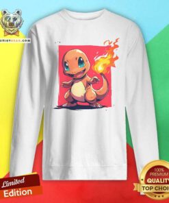 Hot Pokemon Charmander Fire Starter Paint Sweatshirt