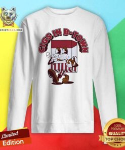 Hot Smoking Cigs In B-Town Football Sweatshirt