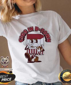 Hot Smoking Cigs In B-Town Football V-neck