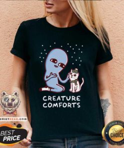 Hot Strange Planet Creature Comforts 2 V-neck