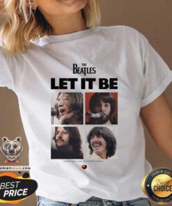 Hot The Beatles Let It Be Album V-neck