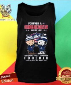 Nice A Columbus Blue Jackets Fan Yesterday Today Tomorrow Forever Tank-top