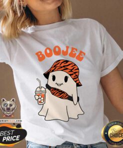 Nice Cute Boojee Ghost Halloween V-neck