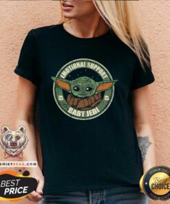 Nice Cute Emotional Support Jedi V-neck