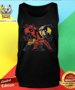 Nice Deadpool And Wolverine Mutant Fusion Tank-top