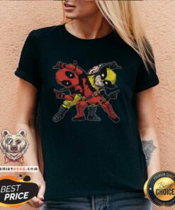 Nice Deadpool And Wolverine Mutant Fusion V-neck