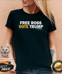 Nice Free Ross Vote Trump V-neck