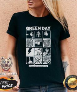 Nice Green Day Strange Days Are Here To Stay V-neck