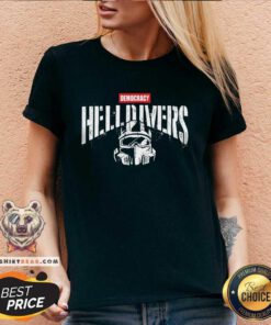 Nice Helldivers Democracy For Super Earth V-neck