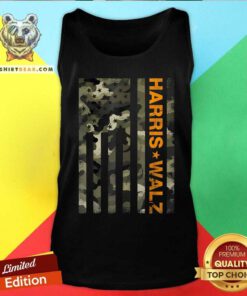 Nice Kamala Harris 2024 President USA Camouflage Dudes Tank-top