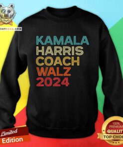 Nice Kamala Harris Coach Walz 2024 Retro Sweatshirt