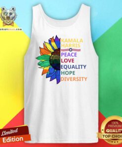 Nice Kamala Harris Peace Love Equality Hope Diversity Tank-top